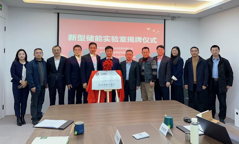 裝備集團(tuán)與中材海外、合肥工業(yè)大學(xué)共建新型儲(chǔ)能實(shí)驗(yàn)室在滬揭牌